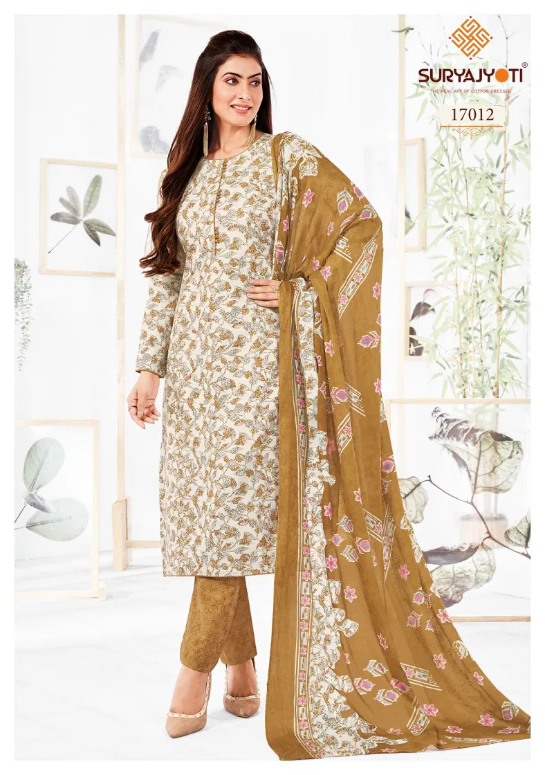 Zion Cotton Vol 17 By Suryajyoti Cotton Printed Readymade Dress Wholesale Shop In Surat
